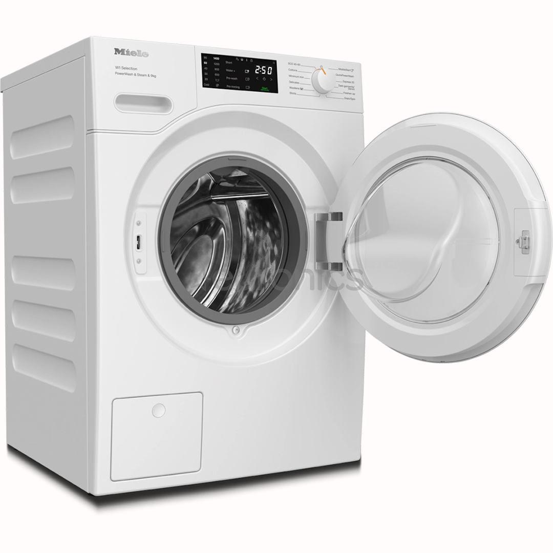 Miele W1 Selection PowerWash & Steam, 9 кг, глубина 64,3 см, 1400 об/мин - Стиральная машина с передней загрузкой