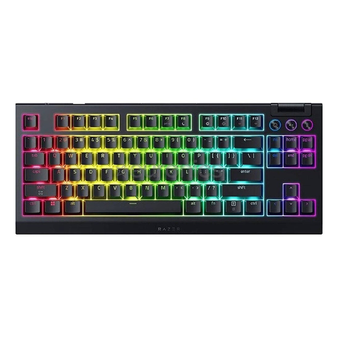 Razer BlackWidow V4, TKL, tactile, melna - Bezvadu klaviatūra