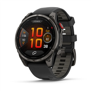 Garmin Fenix 8 Pro, 47 mm, titanium, carbon gray / black - Sports watch 010-03198-01