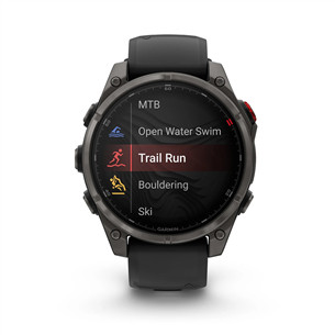 Garmin Fenix 8 Pro, 47 mm, titanium, carbon gray / black - Sports watch