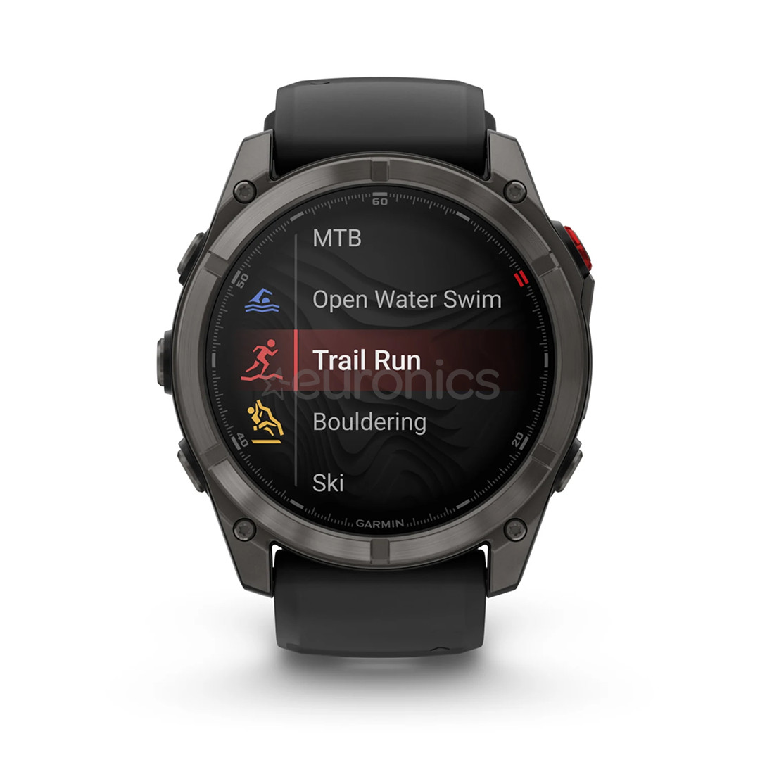 Garmin Fenix 8 Pro, 51 мм, титан, серый - Спортивные часы