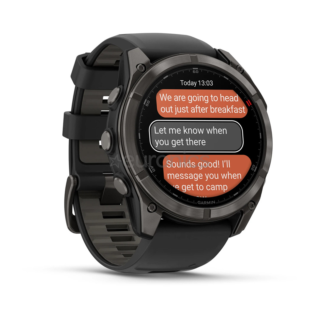 Garmin Fenix 8 Pro, 51 мм, титан, серый - Спортивные часы