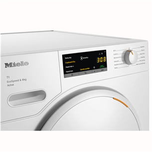 Miele T1 EcoSpeed & Active, 8 kg, dziļums 65.5 cm - Veļas žāvētājs