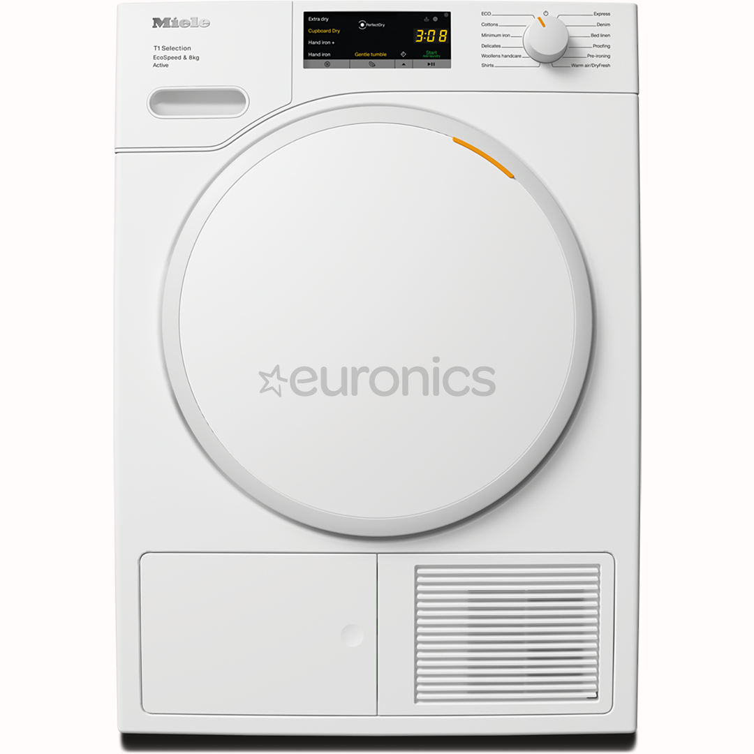 Miele T1 Selection EcoSpeed & Active, 8 kg, dziļums 64.3 cm - Veļas žāvētājs