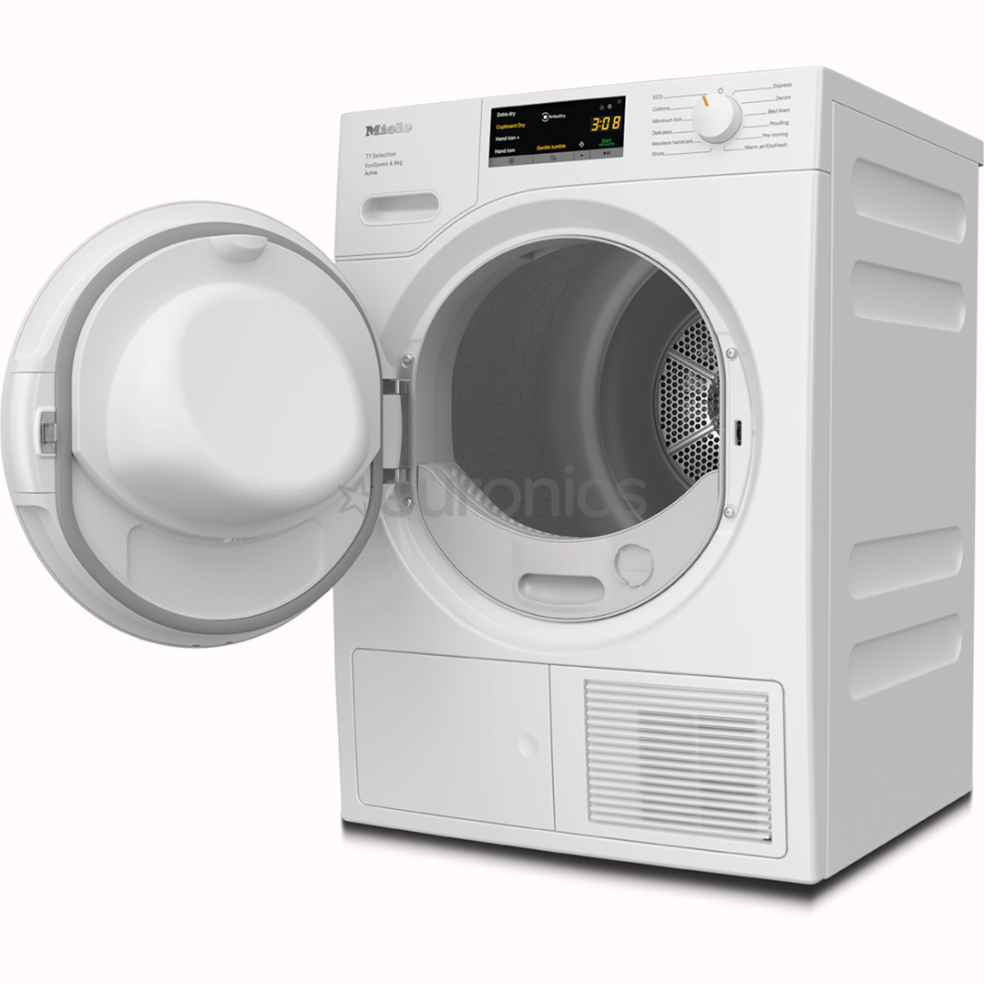 Miele T1 Selection EcoSpeed & Active, 8 kg, dziļums 64.3 cm - Veļas žāvētājs