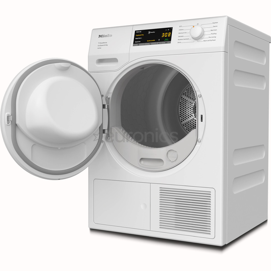 Miele T1 Excellence EcoSpeed Active, 8 kg, depth 60 cm - Clothes dryer