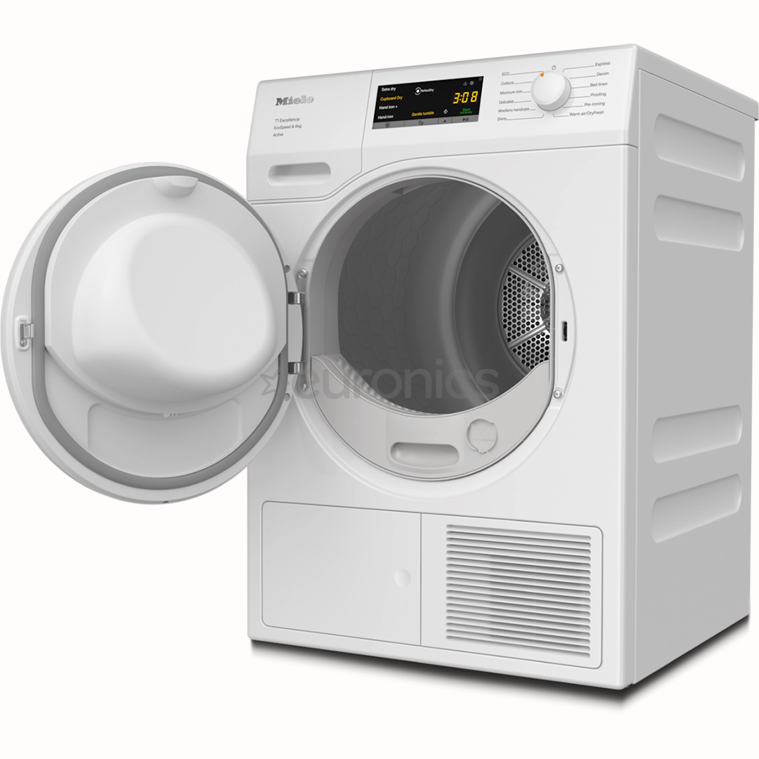 Miele T1 Excellence EcoSpeed Active, 8 kg, dziļums 60 cm - Veļas žāvētājs