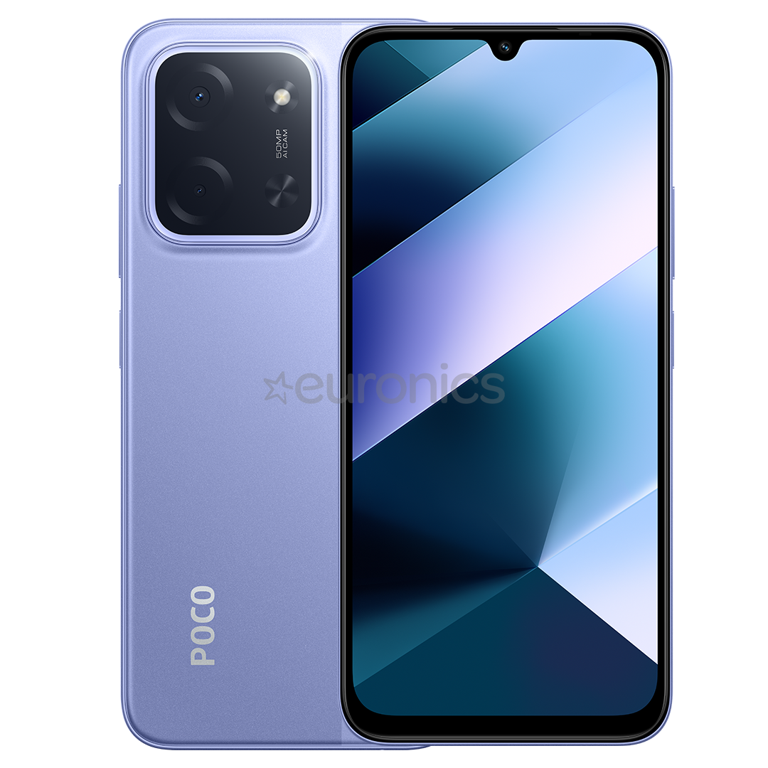POCO C85, 6 GB, 128 GB, lillā - Viedtālrunis