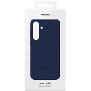 Samsung Silicone Case, Galaxy S25 FE, tumši zila - Apvalks viedtālrunim