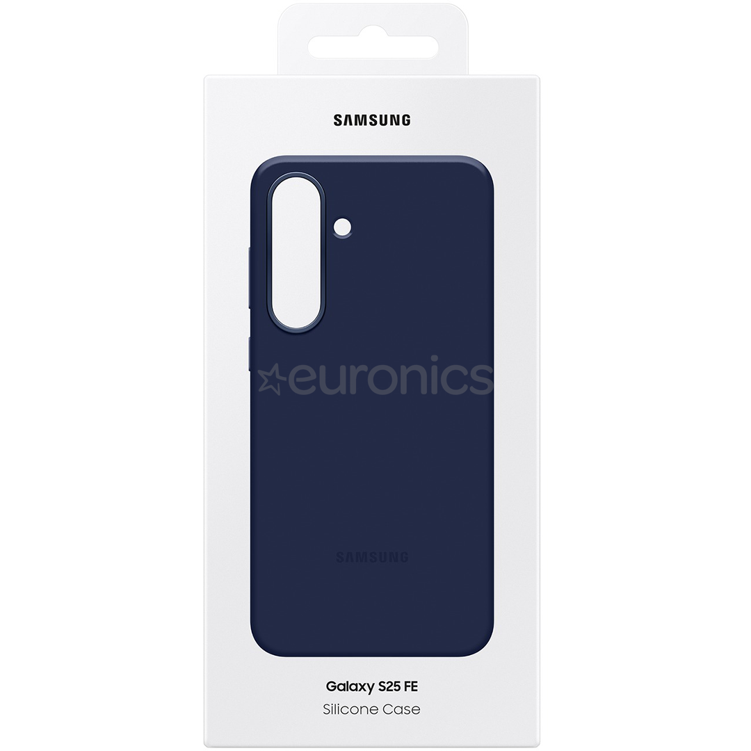 Samsung Silicone Case, Galaxy S25 FE, tumši zila - Apvalks viedtālrunim