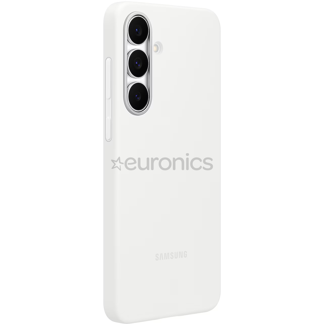 Samsung Silicone Case, Galaxy S25 FE, balta - Apvalks viedtālrunim