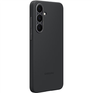Samsung Silicone Case, Galaxy S25 FE, melna - Apvalks viedtālrunim