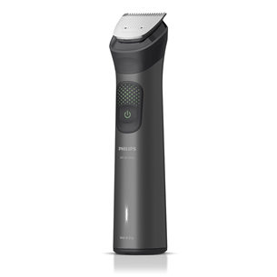 Philips All-in-One Trimmer 9000 Series, Wet & Dry, 15-in-1, grey - Trimmer set + OneBlade