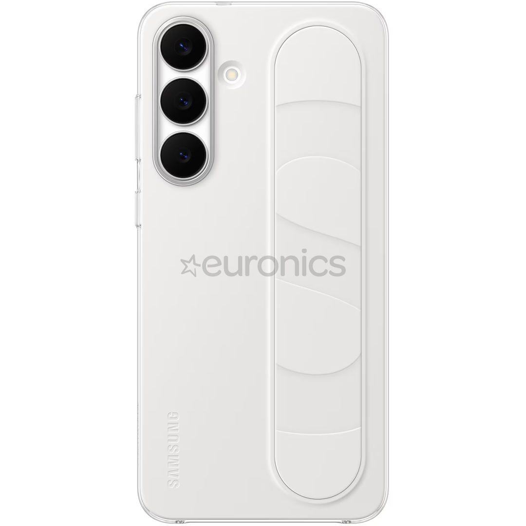 Samsung Standing Grip Case, Galaxy S25 FE, balta - Apvalks viedtālrunim