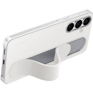 Samsung Standing Grip Case, Galaxy S25 FE, balta - Apvalks viedtālrunim