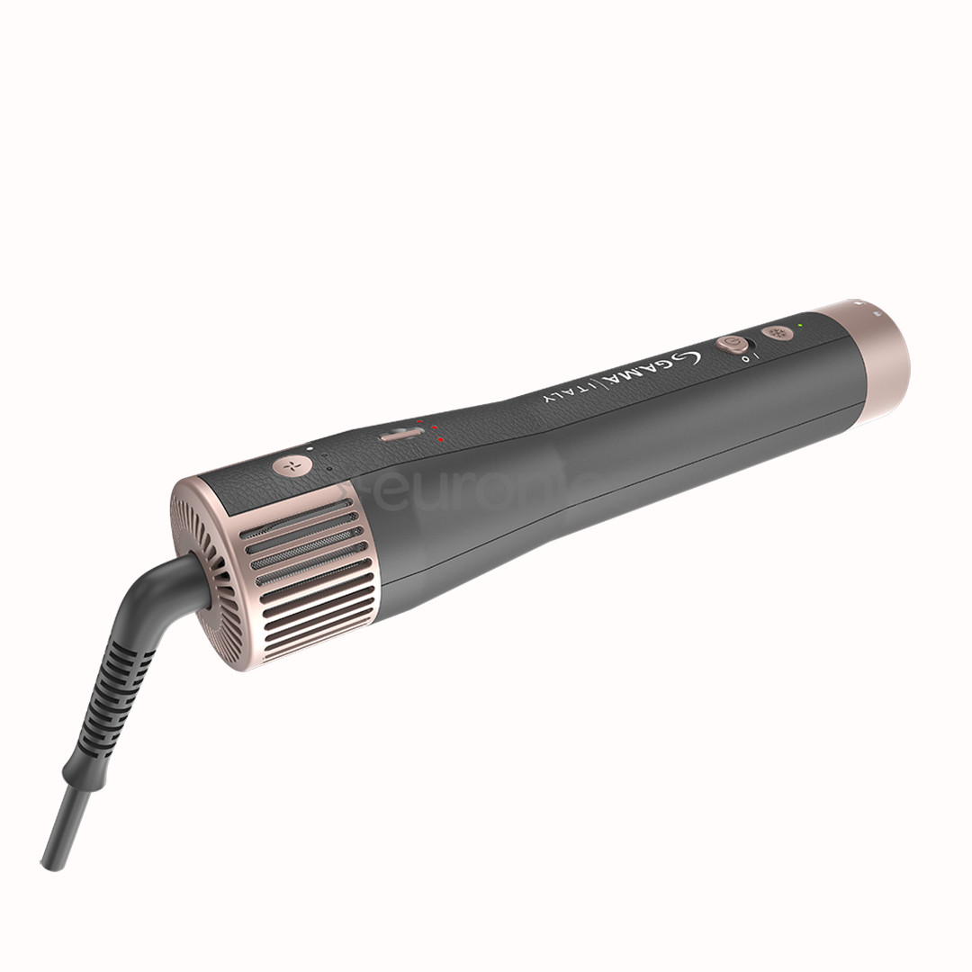 GA.MA Vibrance Uniq, 1500 Вт, темно-серый/розовый - Стайлер для волос