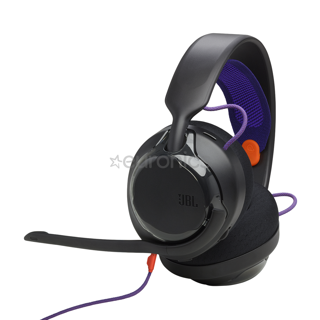 JBL Quantum 250, melna - Austiņas ar mikrofonu