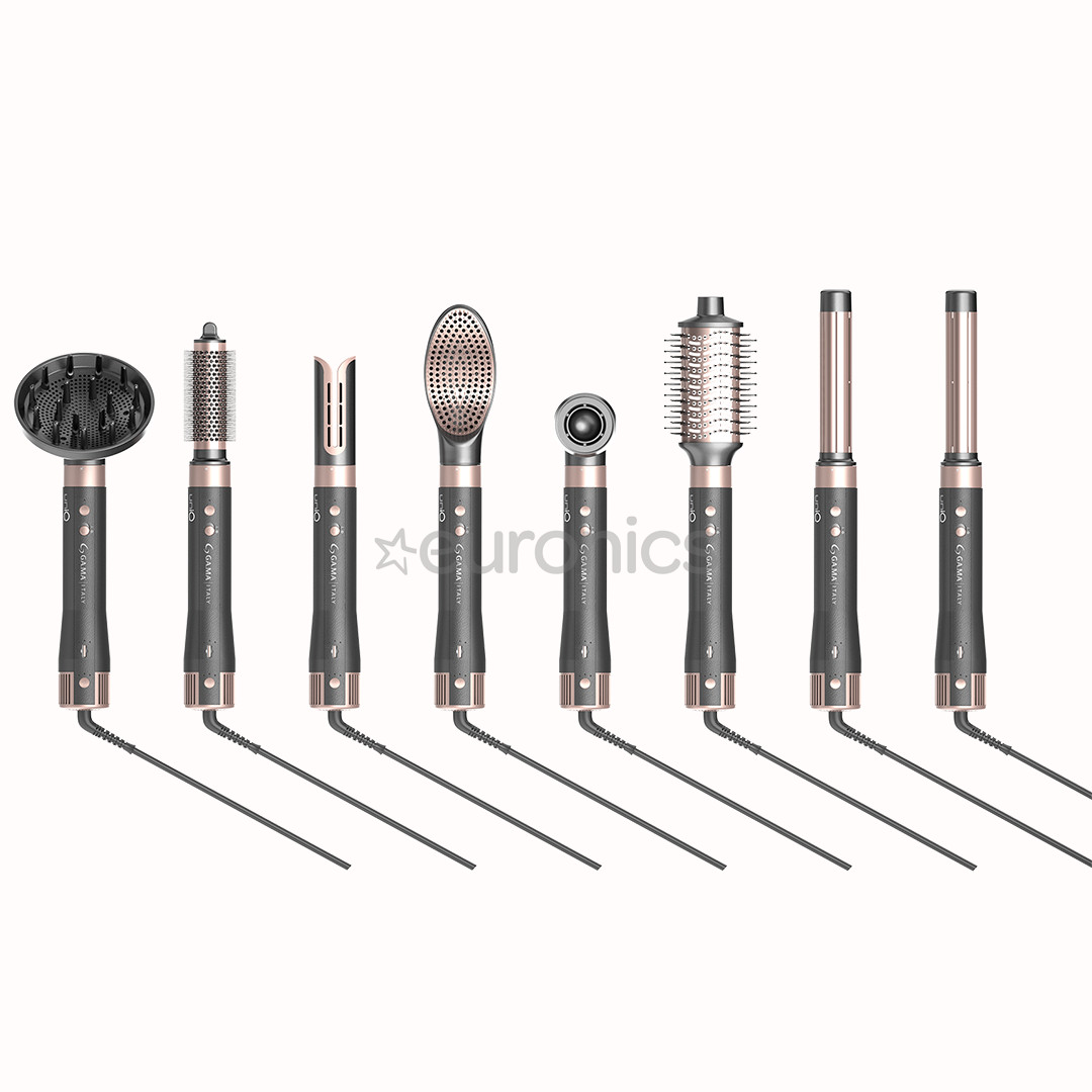 GA.MA Vibrance Uniq, 1500 Вт, темно-серый/розовый - Стайлер для волос