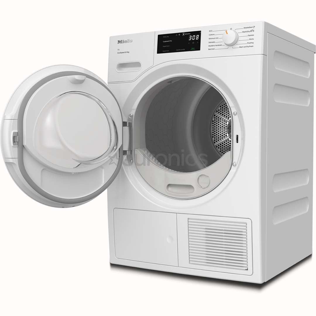 Miele T1 EcoSpeed, 8 kg, dziļums 64.3 cm - Veļas žāvētājs