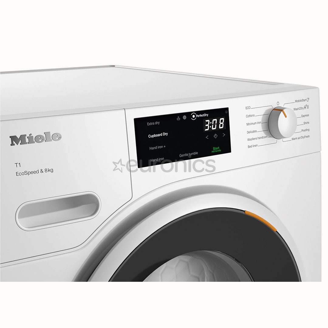 Miele T1 EcoSpeed, 8 kg, depth 64.3 cm - Clothes dryer
