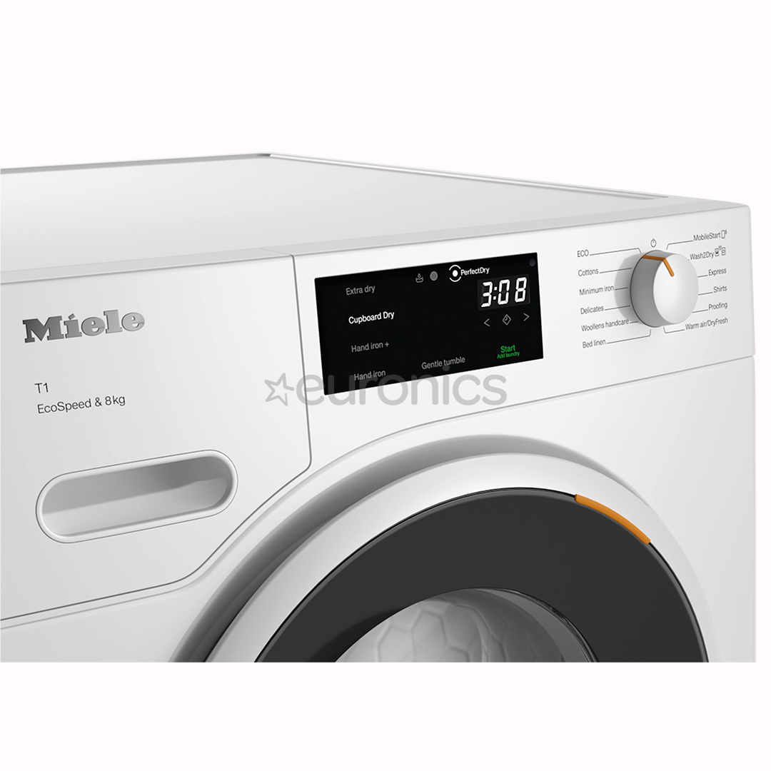 Miele T1 EcoSpeed, 8 kg, dziļums 64.3 cm - Veļas žāvētājs