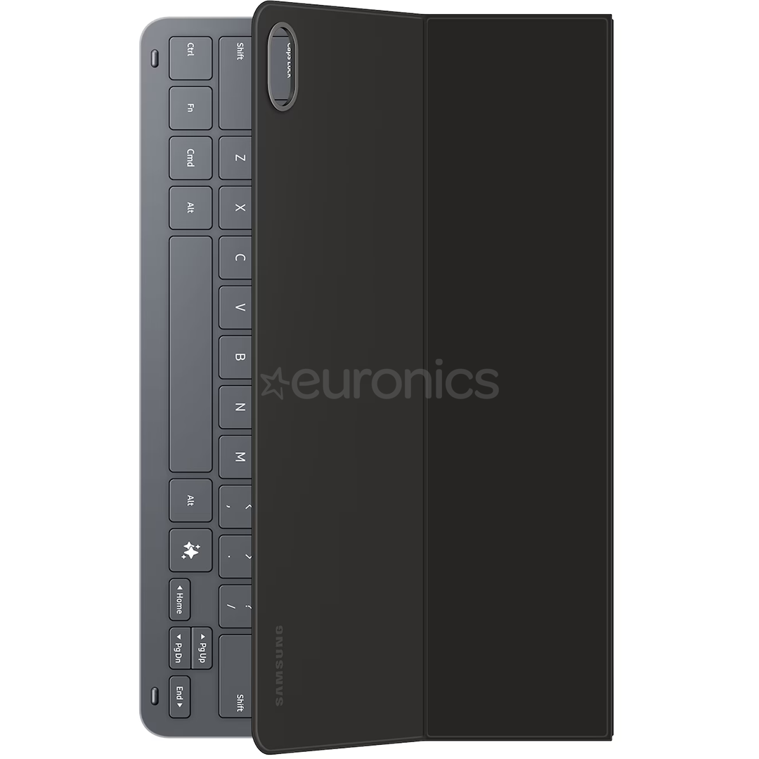 Samsung Book Cover Keyboard Slim, Galaxy Tab S11, melna - Apvalks ar klaviatūru