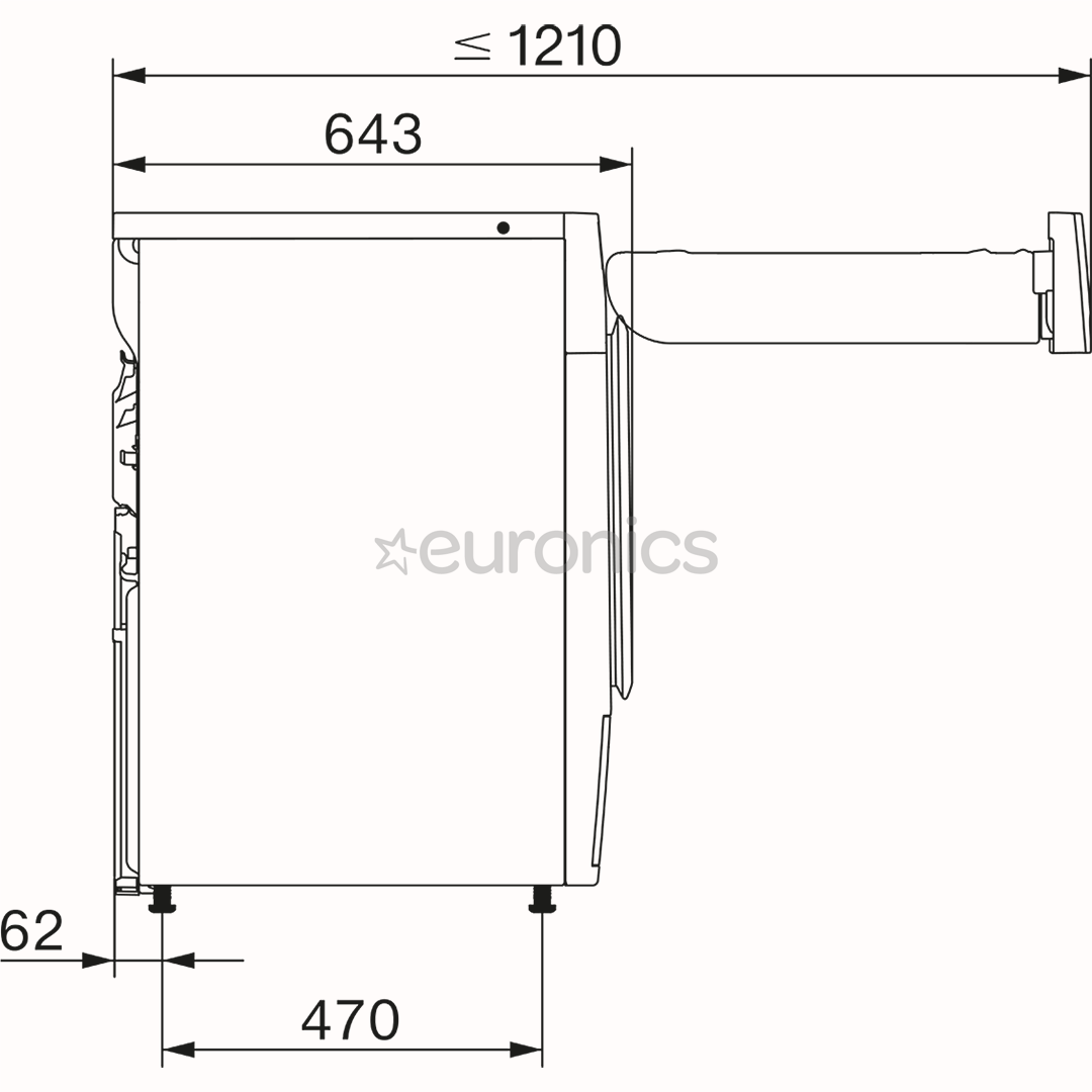 Miele T1 EcoSpeed, 9 kg, dziļums 64.3 cm - Veļas žāvētājs