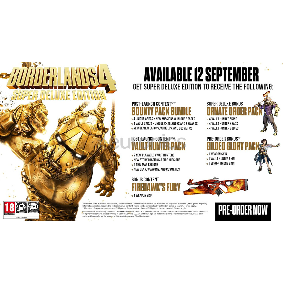 Borderlands 4 Super Deluxe Edition, Xbox Series X - Spēle