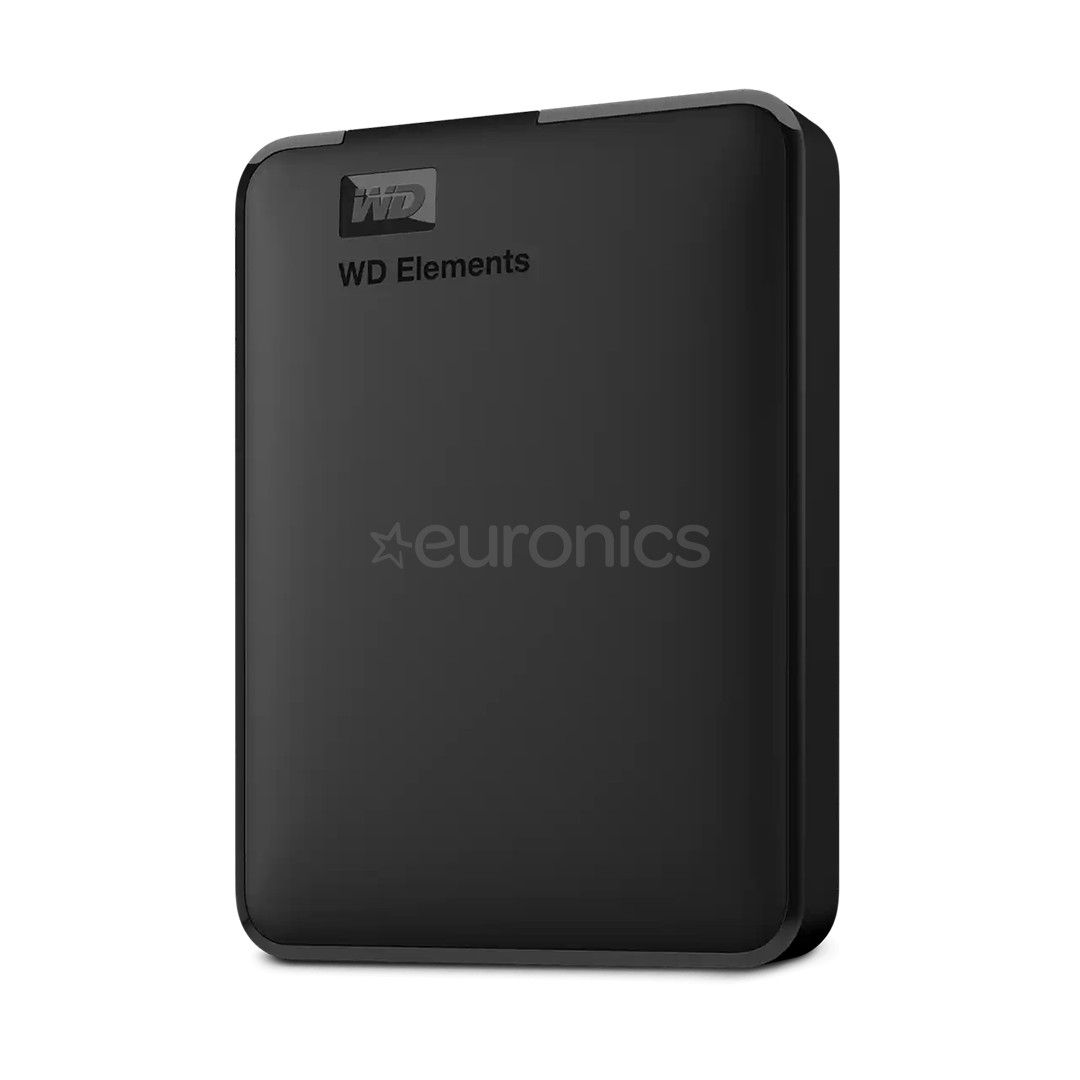 Western Digital WD Elements Portable, 6 TB, melna - Ārējais HDD cietais disks