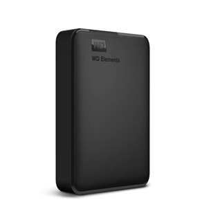 Western Digital WD Elements Portable, 6 TB, melna - Ārējais HDD cietais disks
