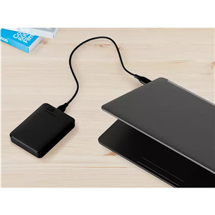 Western Digital WD Elements Portable, 6 TB, melna - Ārējais HDD cietais disks