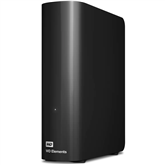 Western Digital WD Elements Desktop, 14 TB, melna - Ārējais HDD cietais disks