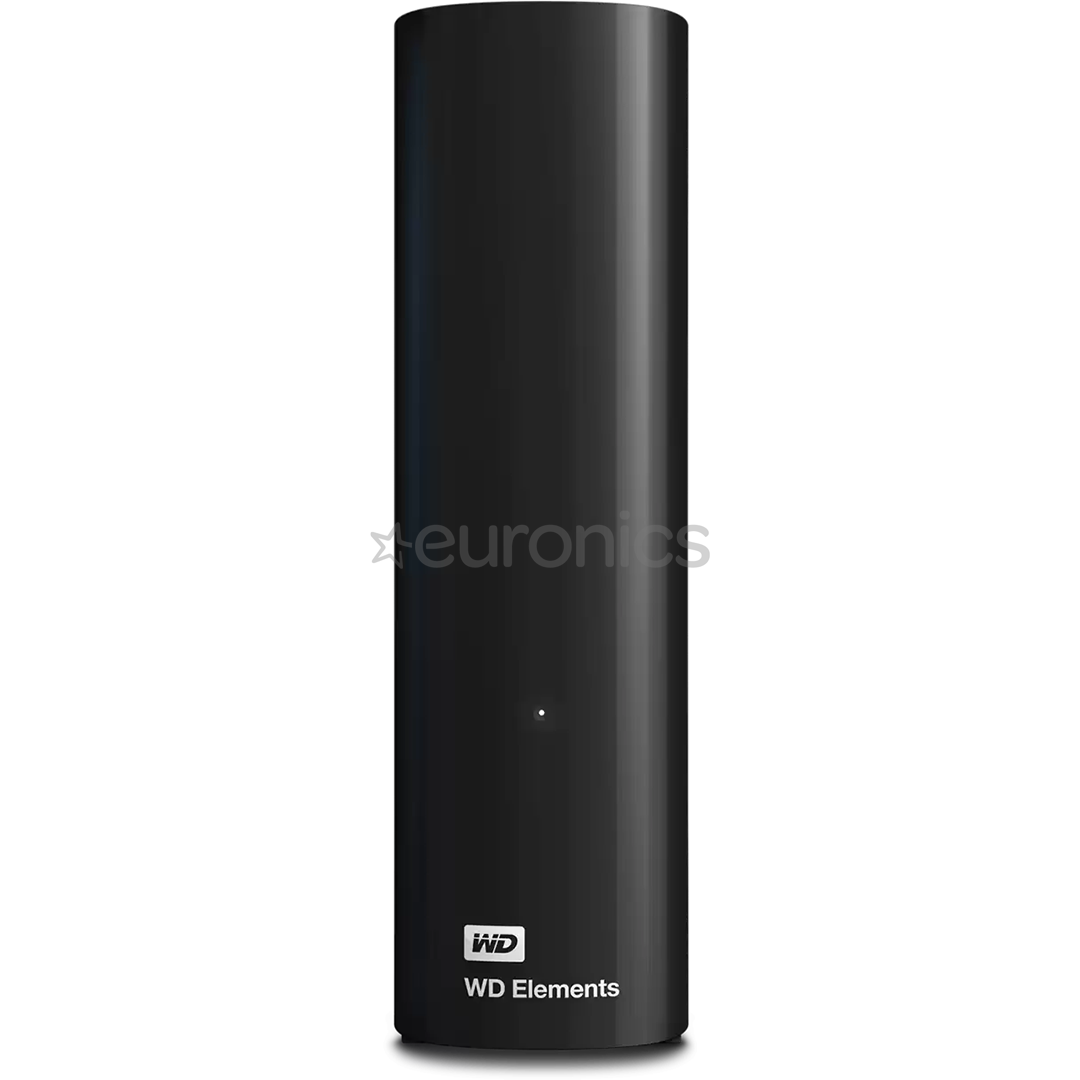 Western Digital WD Elements Desktop, 14 TB, melna - Ārējais HDD cietais disks