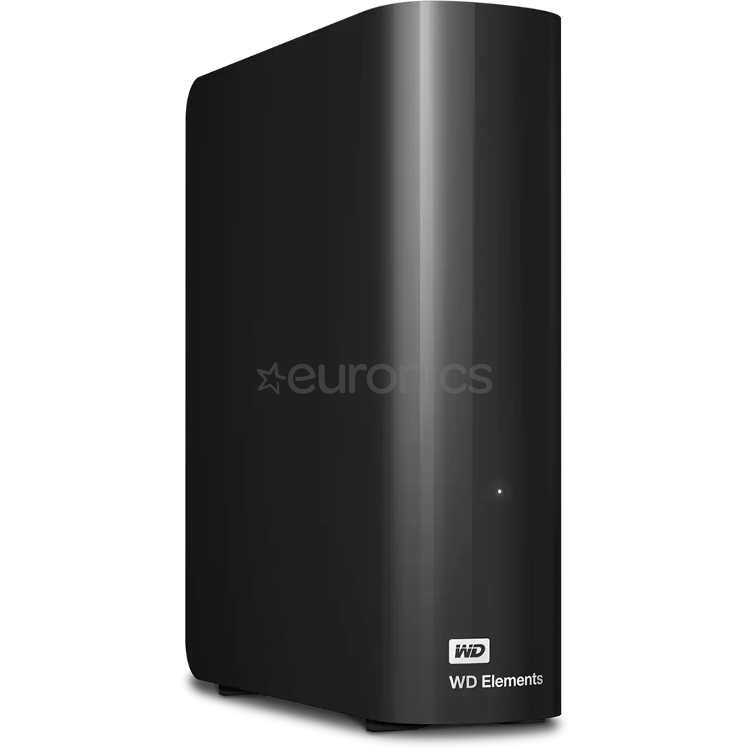 Western Digital WD Elements Desktop, 14 TB, melna - Ārējais HDD cietais disks