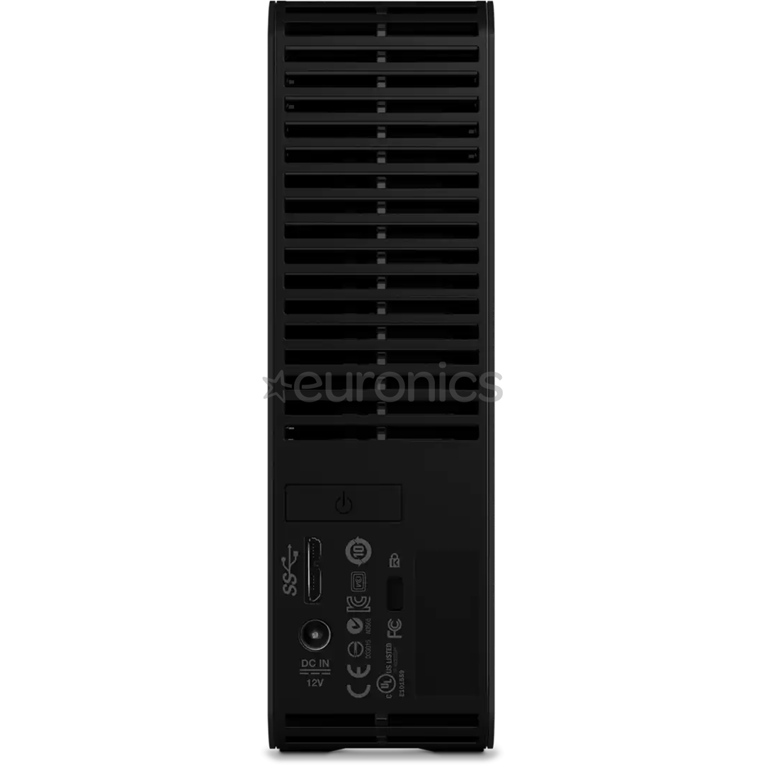 Western Digital WD Elements Desktop, 14 TB, melna - Ārējais HDD cietais disks