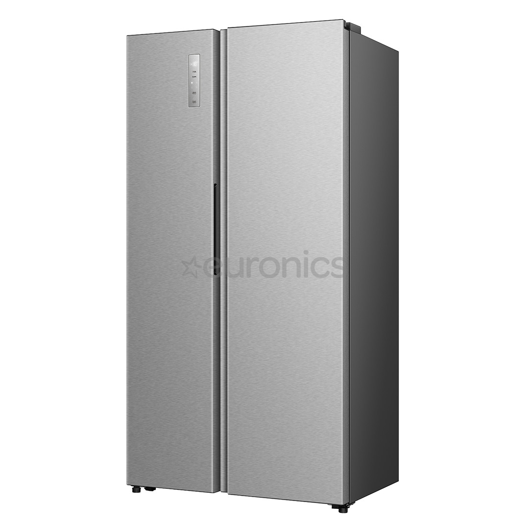 Hisense, NoFrost, 527 л, высота 179 см, серый - SBS-холодильник