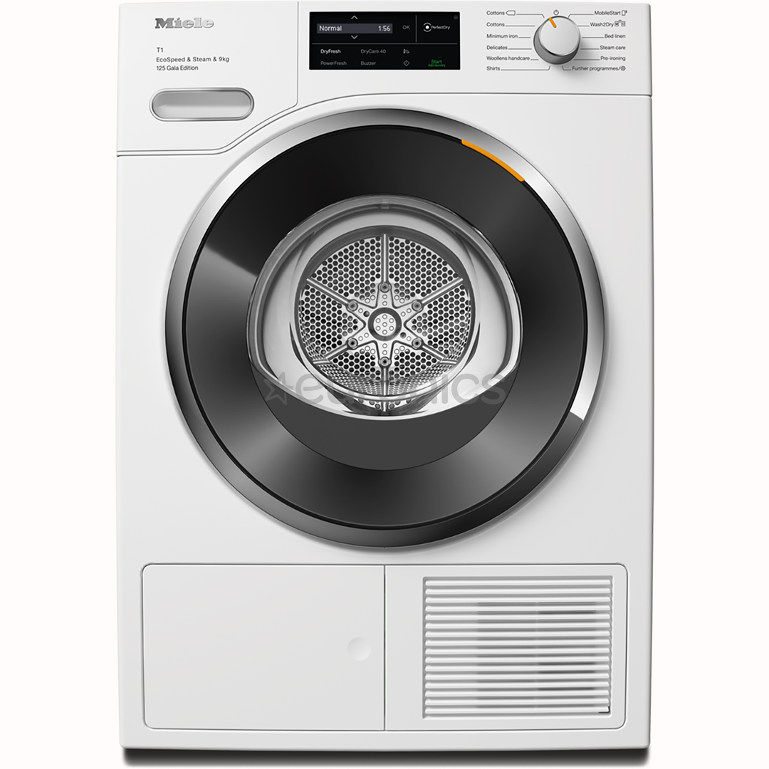 Miele T1 EcoSpeed & Steam 125 Gala Edition, 9 kg, dziļums 65.5 cm - Veļas žāvētājs