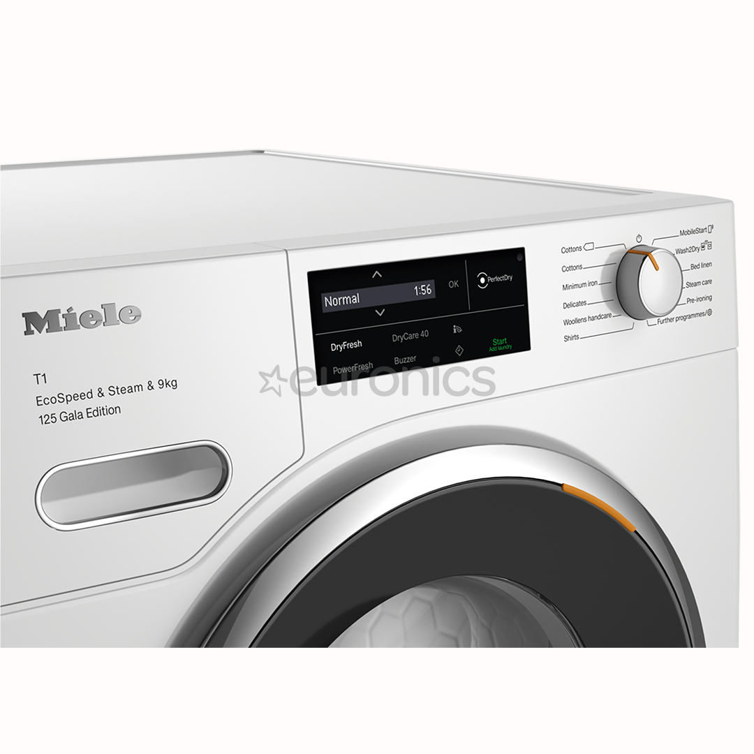 Miele T1 EcoSpeed & Steam 125 Gala Edition, 9 kg, dziļums 65.5 cm - Veļas žāvētājs