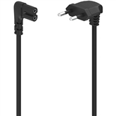 Hama Power Cord, 2-pin 90°, 1,5 м, черный - Кабель питания