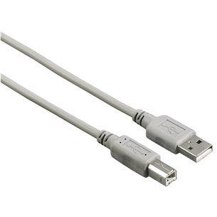 Hama USB 2.0 Cable, USB-A - USB-B, 1.5 m, pelēka - Vads 00200900