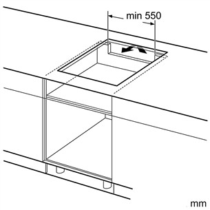 Bosch Series 6, ширина 60 см, без рамы, черный - Интегрируемая индукционная варочная панель