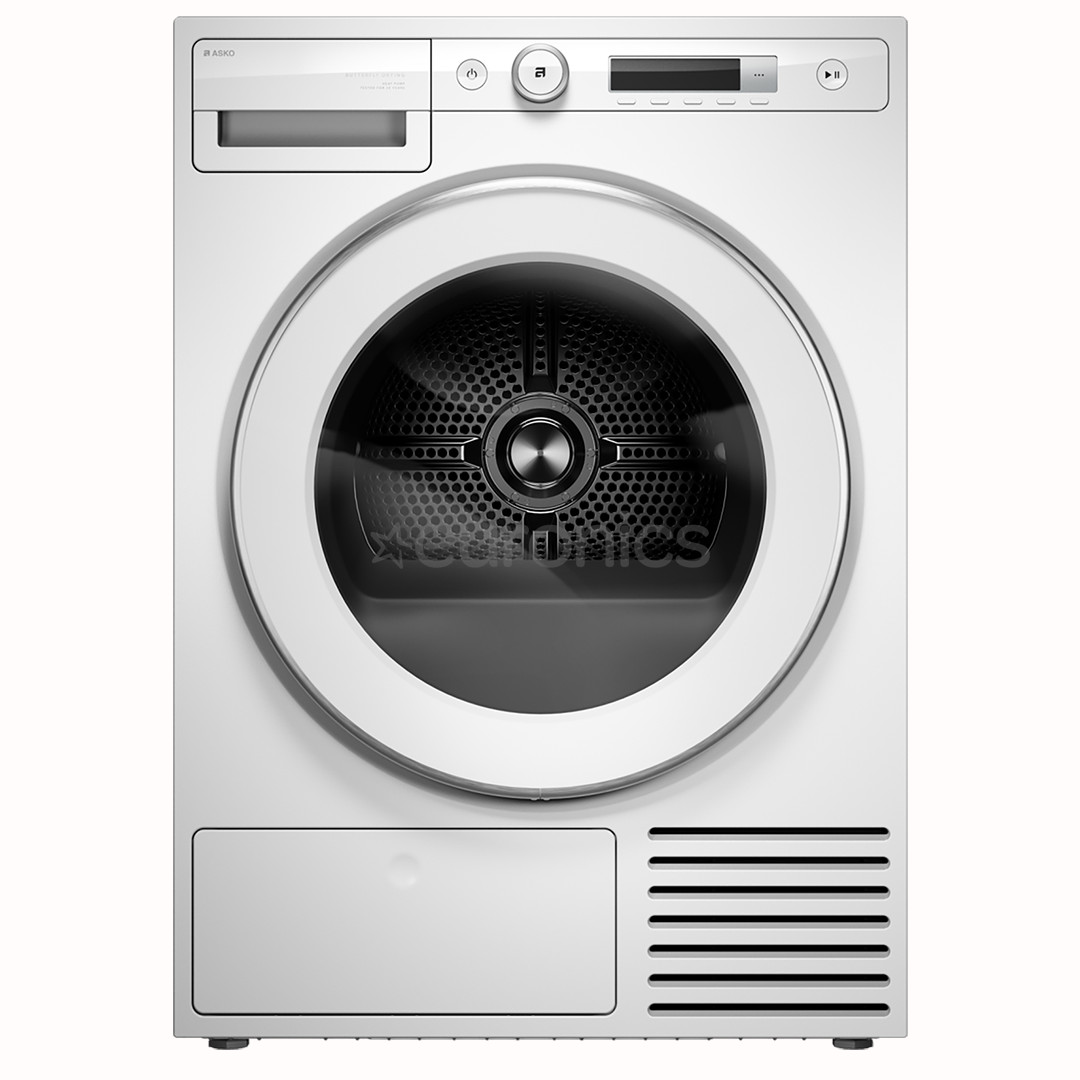 Asko, 8 kg, dziļums 60.3 cm - Veļas žāvētājs