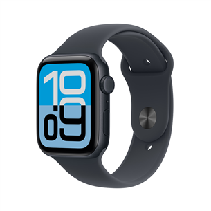 Apple Watch SE 3, 40 мм, GPS + Cellular, sport band, S/M, черный алюминий / черный - Смарт-часы MEP94ET/A