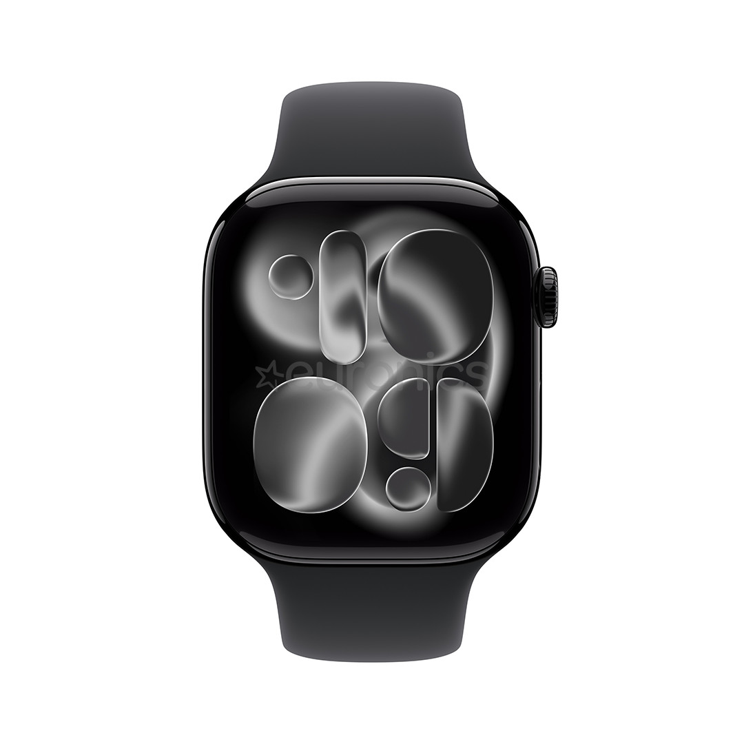 Apple Watch 11, 42 мм, GPS, S/M, черный - Смарт-часы