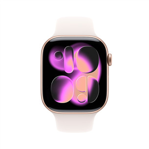 Apple Watch 11, 42 mm, GPS, S/M, rozā zelta - Viedpulkstenis