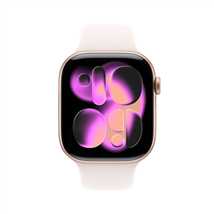 Apple Watch 11, 42 мм, GPS, S/M, розовое золото - Смарт-часы