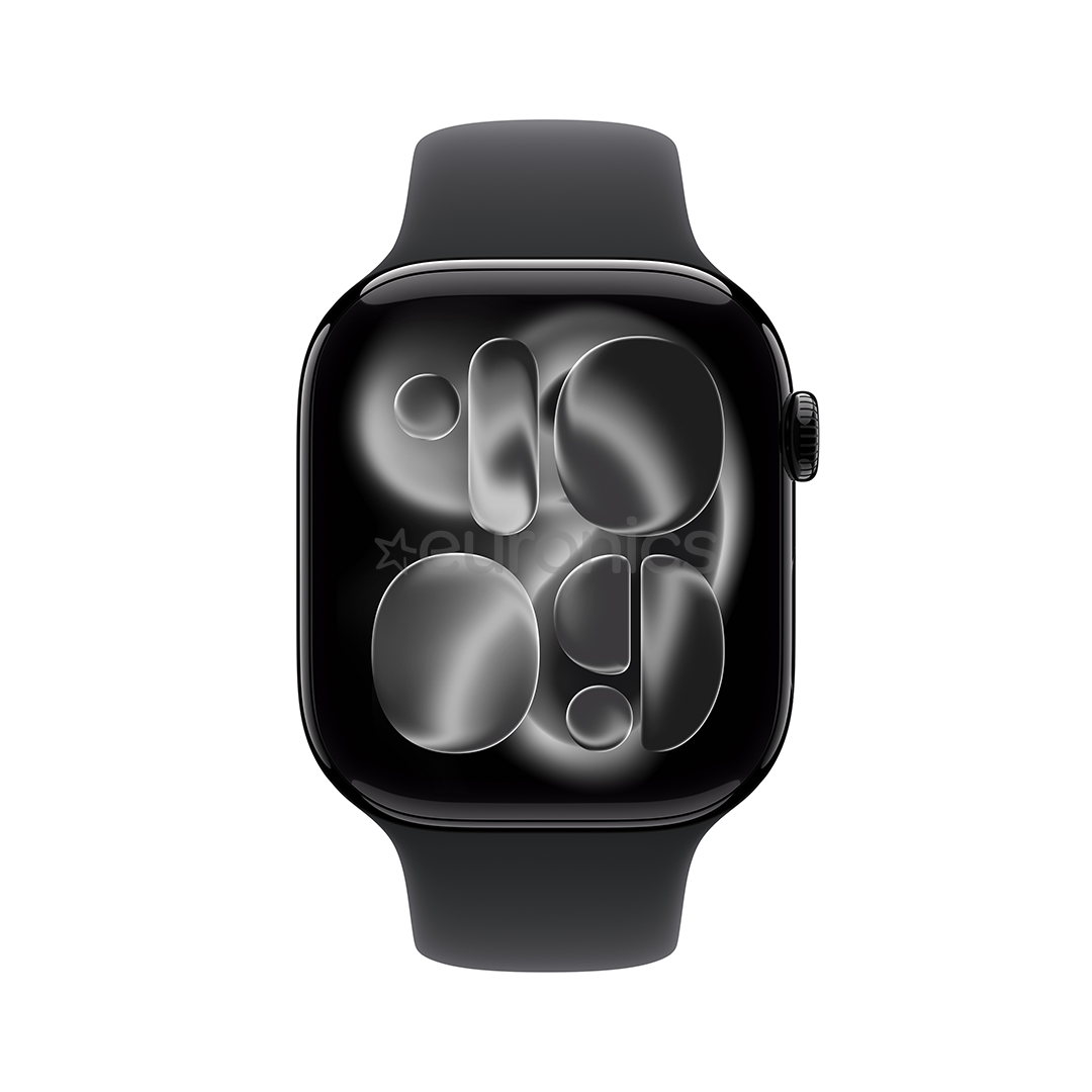 Apple Watch 11, 42 mm, GPS, M/L, melna - Viedpulkstenis