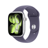 Apple Watch 11, 42 mm, GPS, M/L, sudraba  - Viedpulkstenis
