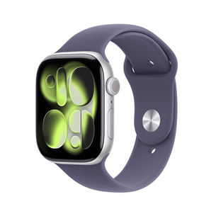 Apple Watch 11, 46 mm, GPS, M/L, sudraba - Viedpulkstenis MEVA4ET/A