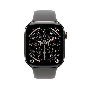 Apple Watch 11, 42 mm, GPS + Cellular, M/L, titāna - Viedpulkstenis